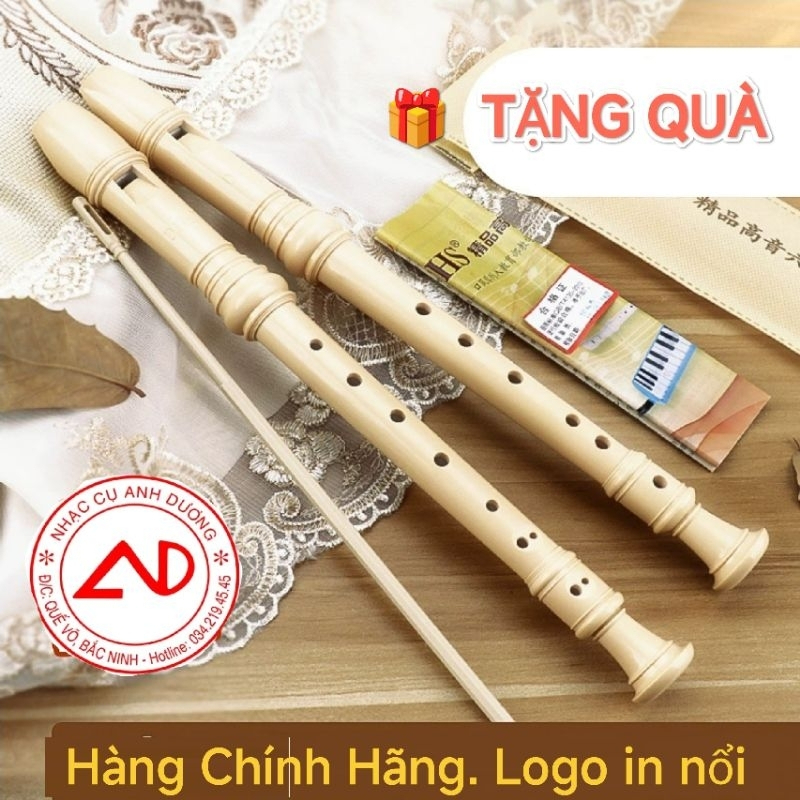 SÁO DỌC RECORDER DHS 8 LỖ CHÍNH HÃNG – KIỂU BẤM 23G (GERMAN)